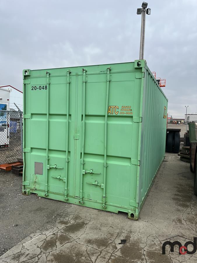 20' Sea Can Shipping Container (Green)